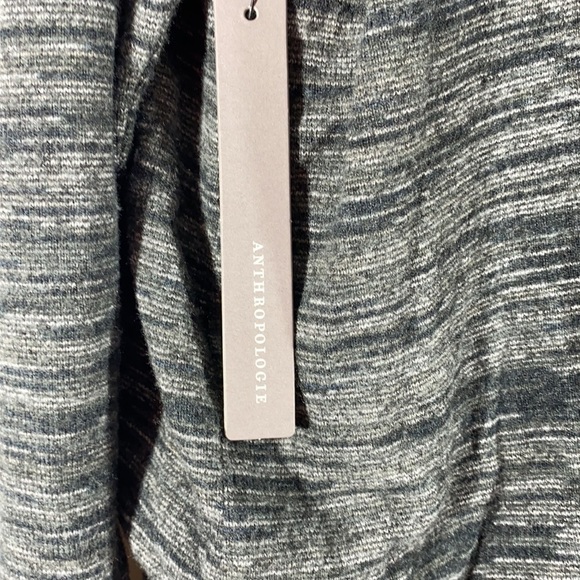 ANTHROPOLOGIE GRETA MOCK NECK MIDI DRESS GREY - Picture 8 of 10